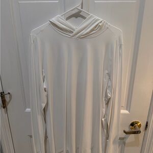 Yeti White Lightweight Hooded Long-Sleeve Shirt